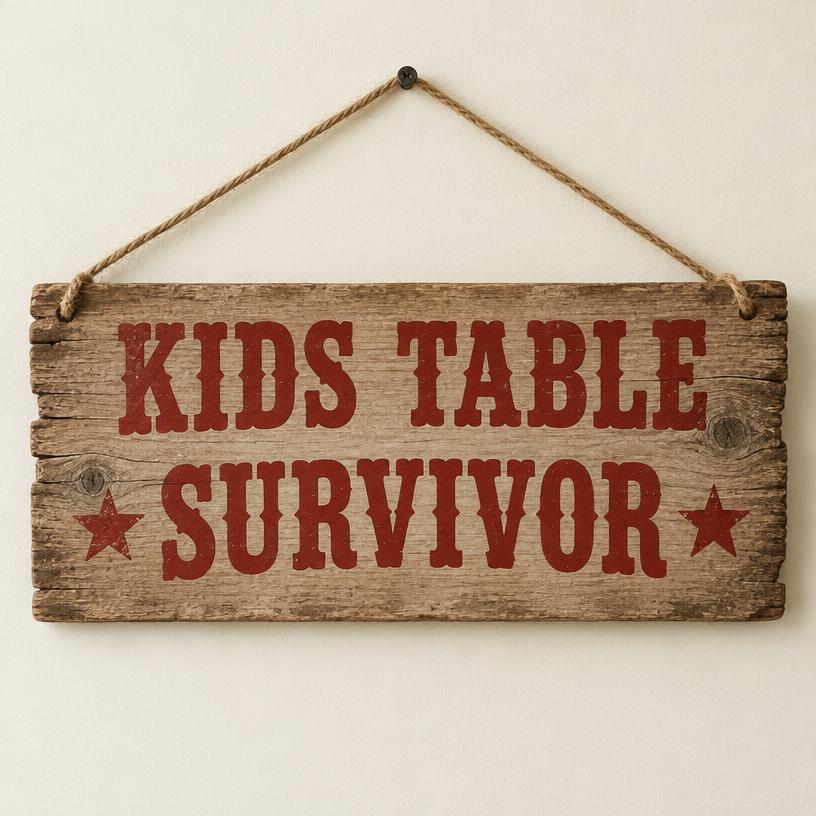 Kids Table Survivor