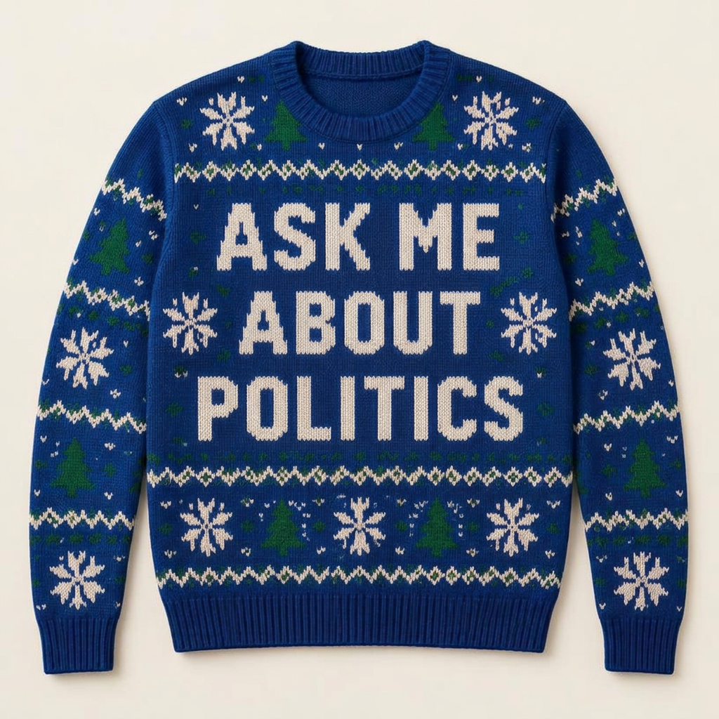 Ask Me About Politics (Blue)