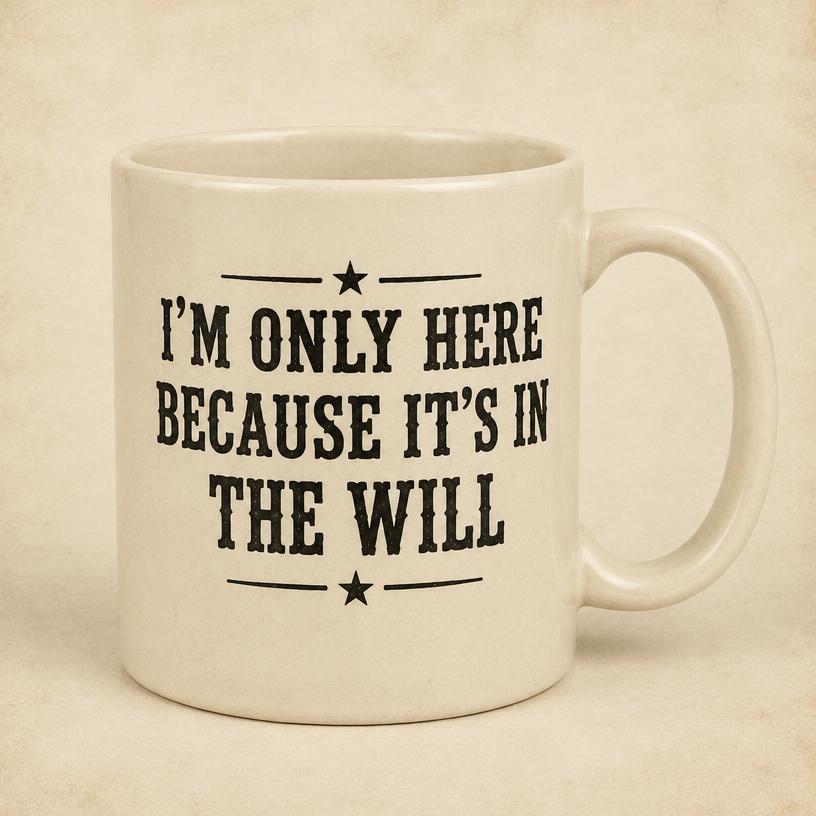 I'm Only Here Because It's in the Will